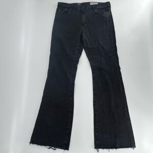 Adriano Goldschmied Anthropologie Black The Angel Boot Cut Jeans Size 32 Women’s